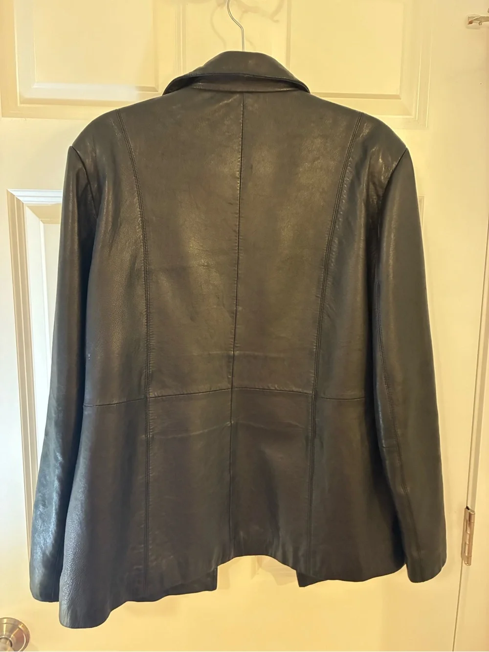 Boston Harbour Buttery soft classic leather jacket L